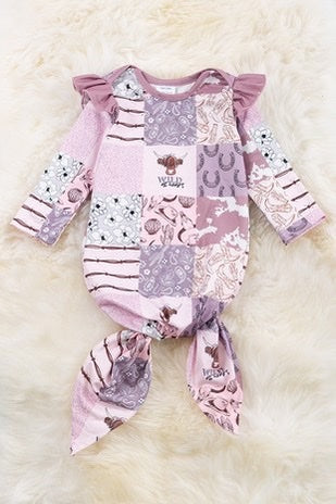 Western Baby Girl Gown