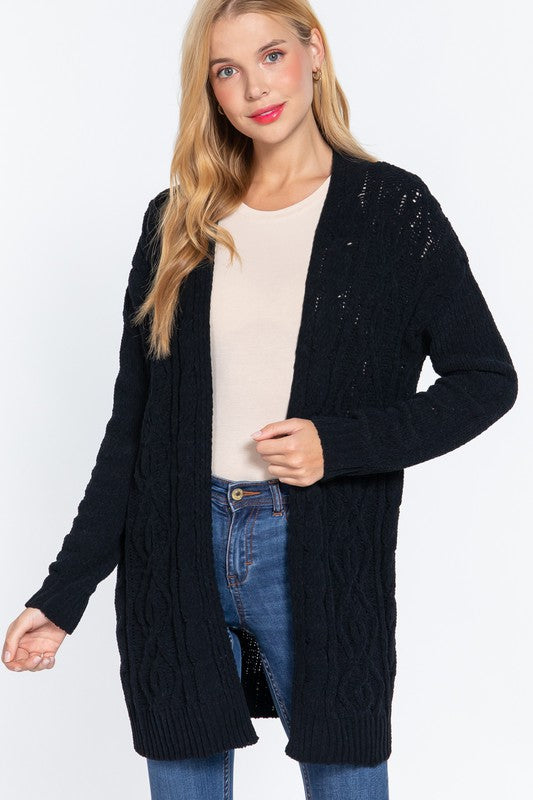 Deanna Black Soft Cardigan