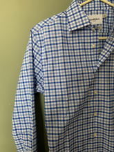 Load image into Gallery viewer, Blue and White Plaid Long Sleeve
