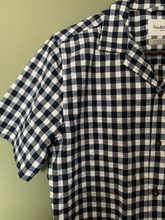 Load image into Gallery viewer, Blue, Grey and White Checkered Short Sleeve
