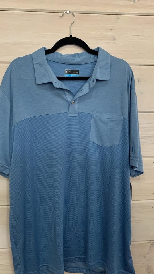 Blue Polo with Pocket