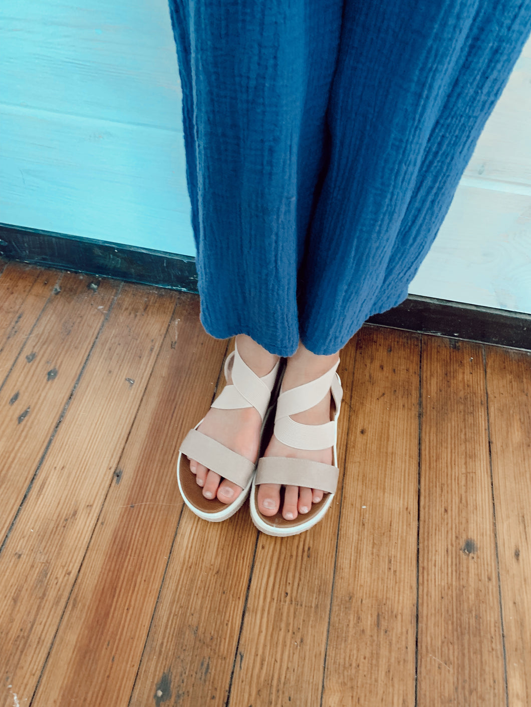 Girls Pink/ Blush Sandals