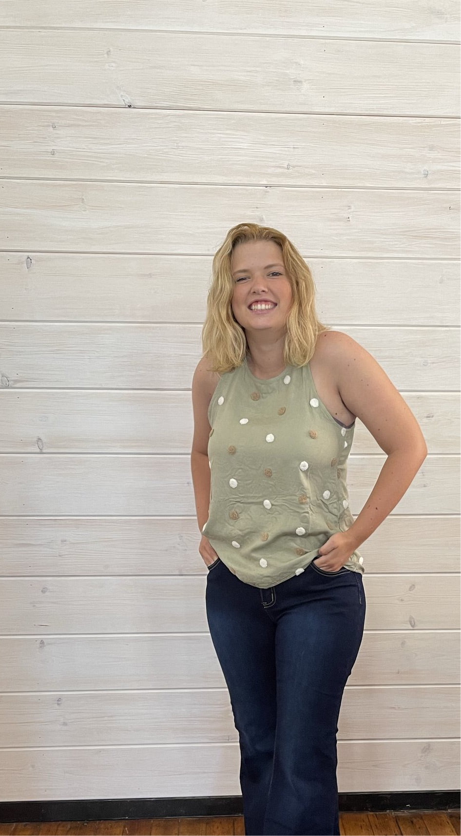 Polka Dot Tank Top