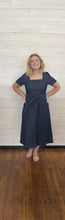 Load image into Gallery viewer, Bubble Sleeve Long Jean Dress
