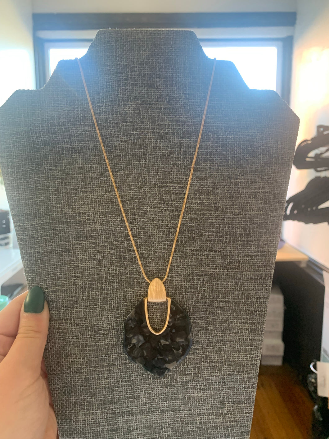 Black and Gold Necklace